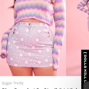 New dolls kill sugar thrillz mini skirt